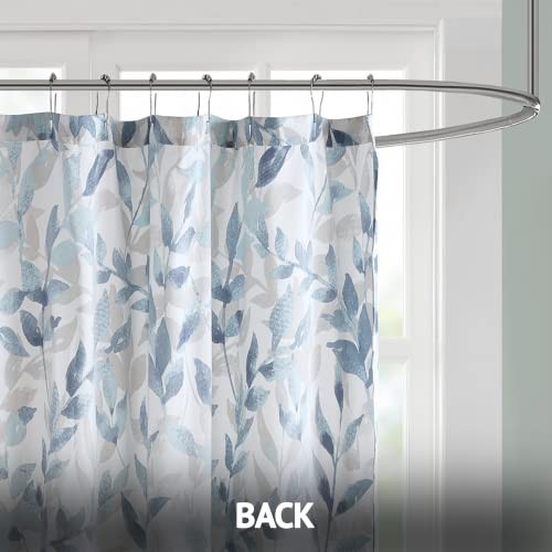 Custom Printed Bath Curtain — custom printed polyester bath curtain detail view
