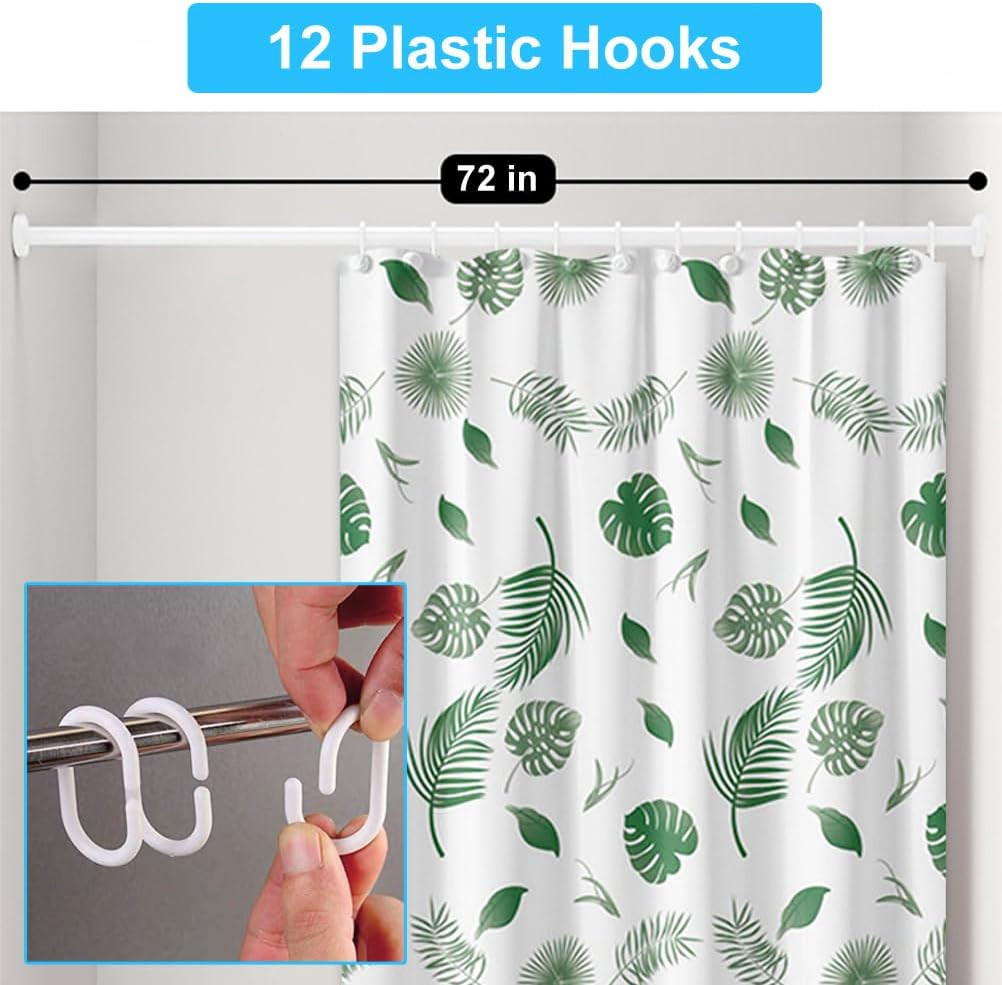 Custom Printed Bath Curtain — custom printed polyester bath curtain detail view
