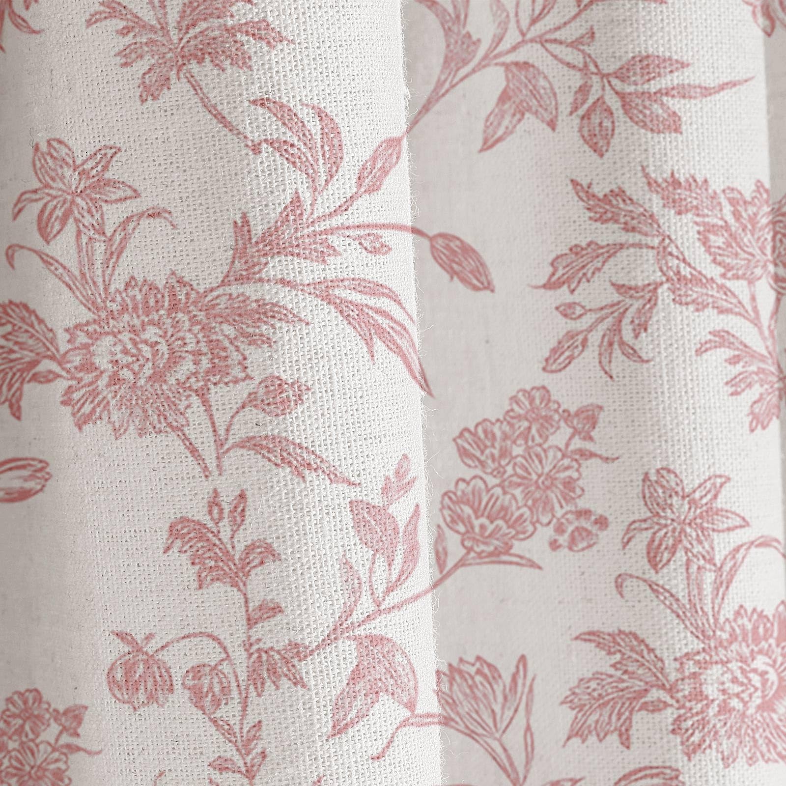 Custom Printed Bath Curtain — custom printed polyester bath curtain detail view