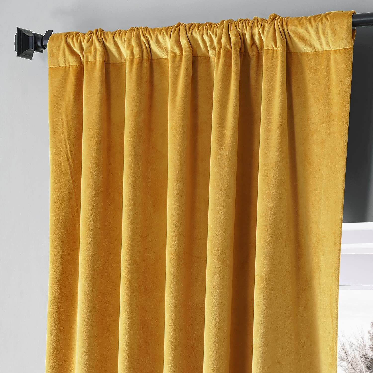 Custom Printed Bath Curtain — custom printed polyester bath curtain detail view