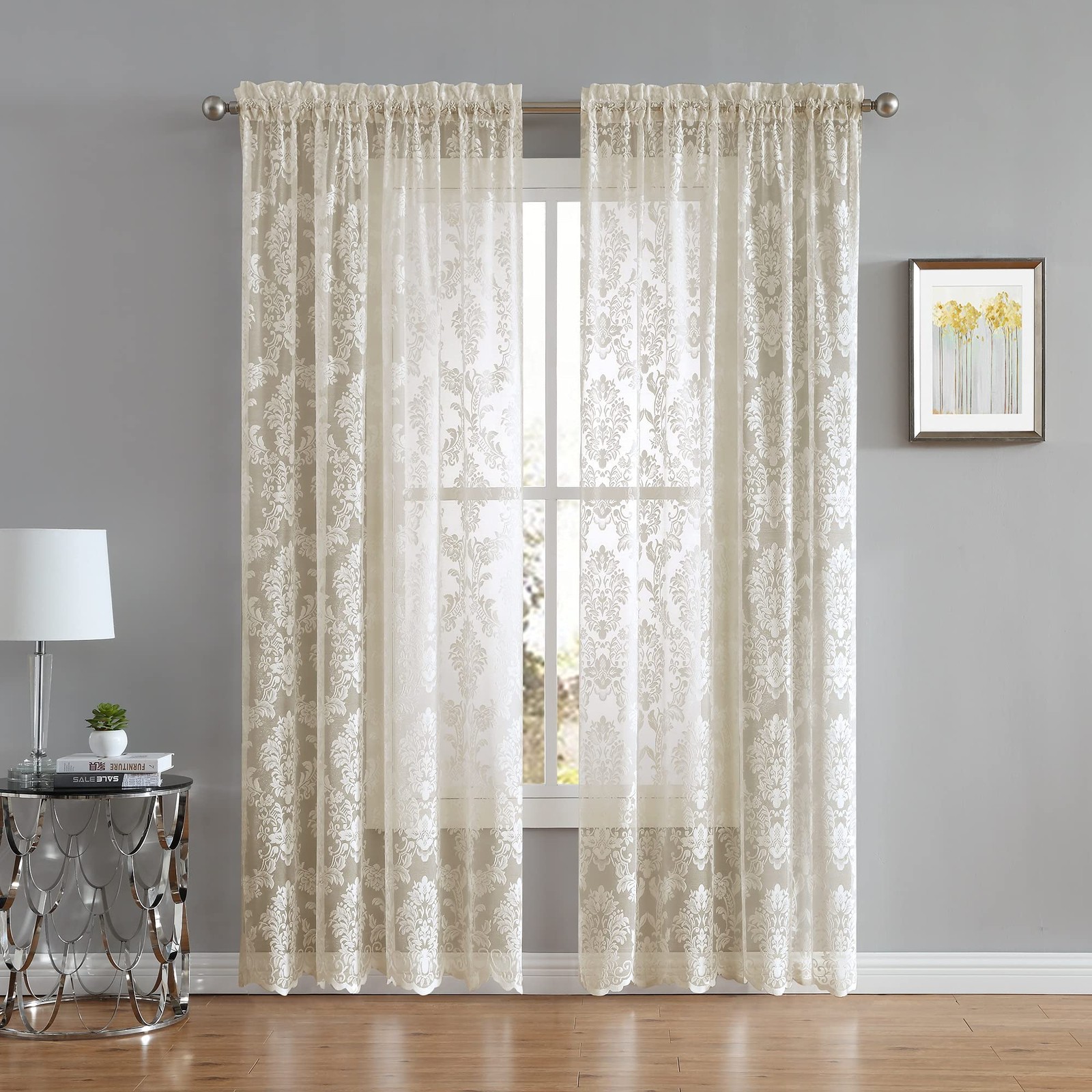 Custom Printed Bath Curtain — custom printed polyester bath curtain detail view