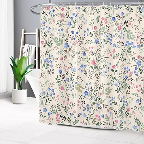 Custom Printed Bath Curtain — custom printed polyester bath curtain detail view