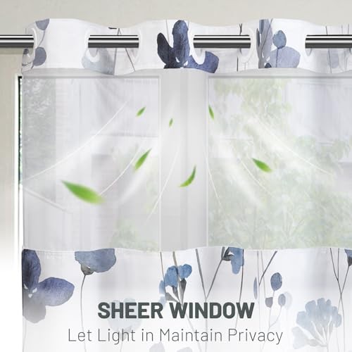Custom Printed Bath Curtain — custom printed polyester bath curtain detail view