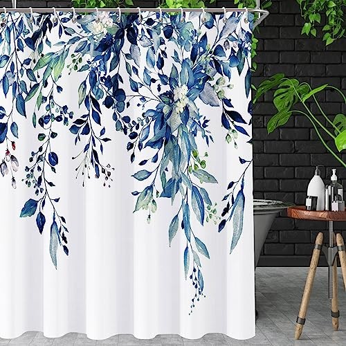 Custom Printed Bath Curtain — custom printed polyester bath curtain detail view