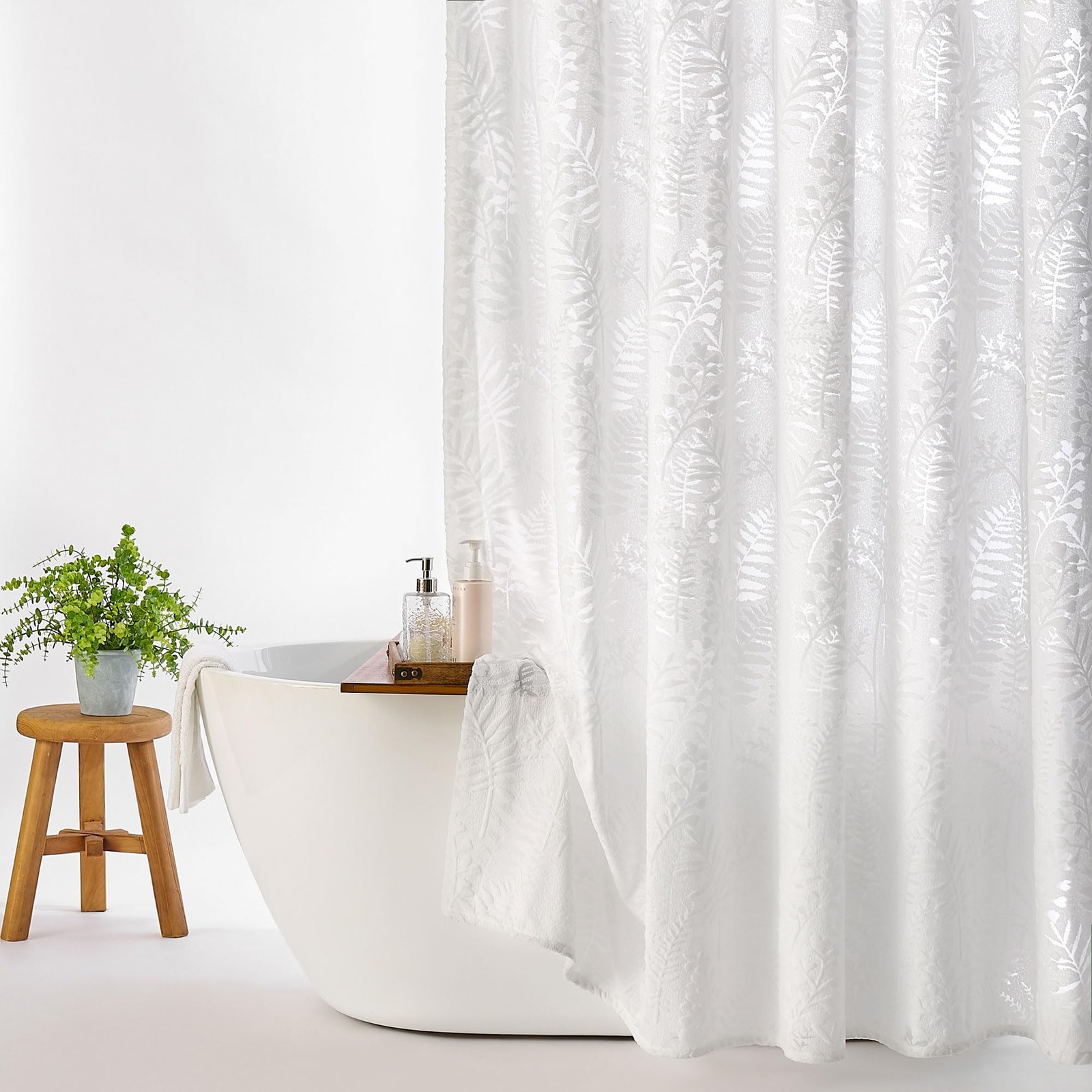 Custom Printed Bath Curtain — custom printed polyester bath curtain