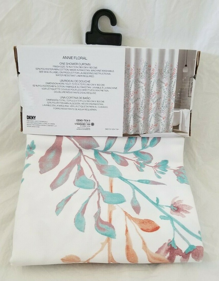 Custom Printed Bath Curtain — custom printed polyester bath curtain detail view