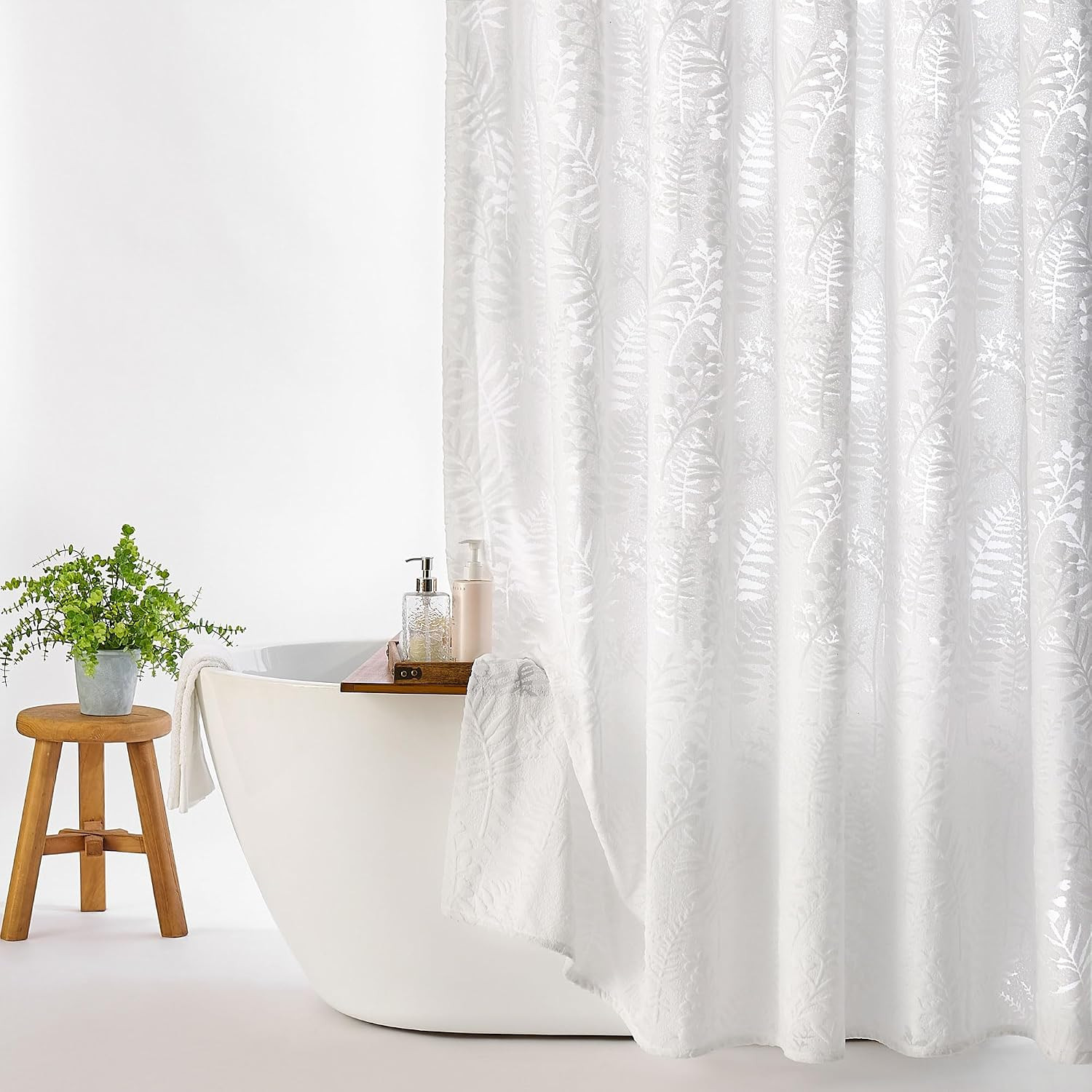 Custom Printed Bath Curtain — custom printed polyester bath curtain