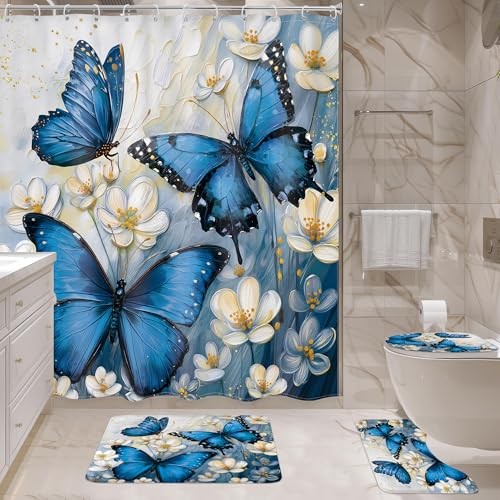 Custom Printed Bath Curtain — custom printed polyester bath curtain detail view