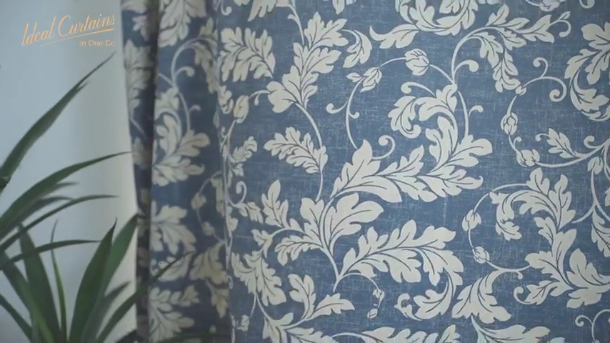 Custom Printed Bath Curtain — custom printed polyester bath curtain detail view