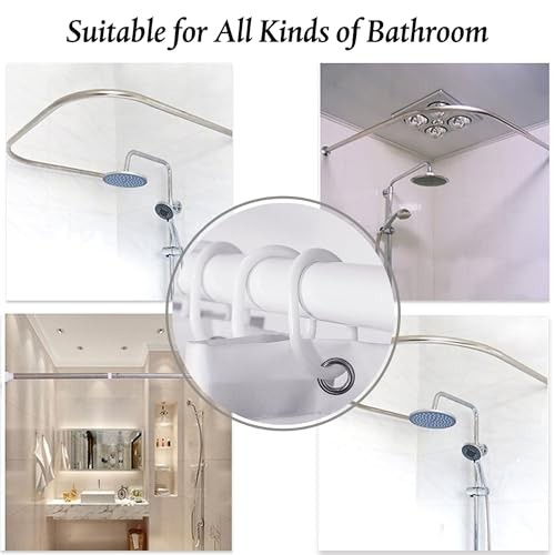 Custom Printed Bath Curtain — custom printed polyester bath curtain detail view