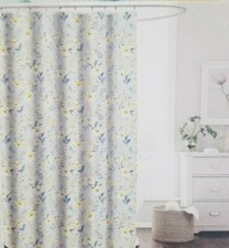 Le Printemps 100% Cotton Fabric Shower Curtain 72" x 72" NIP — custom printed polyester bath curtain