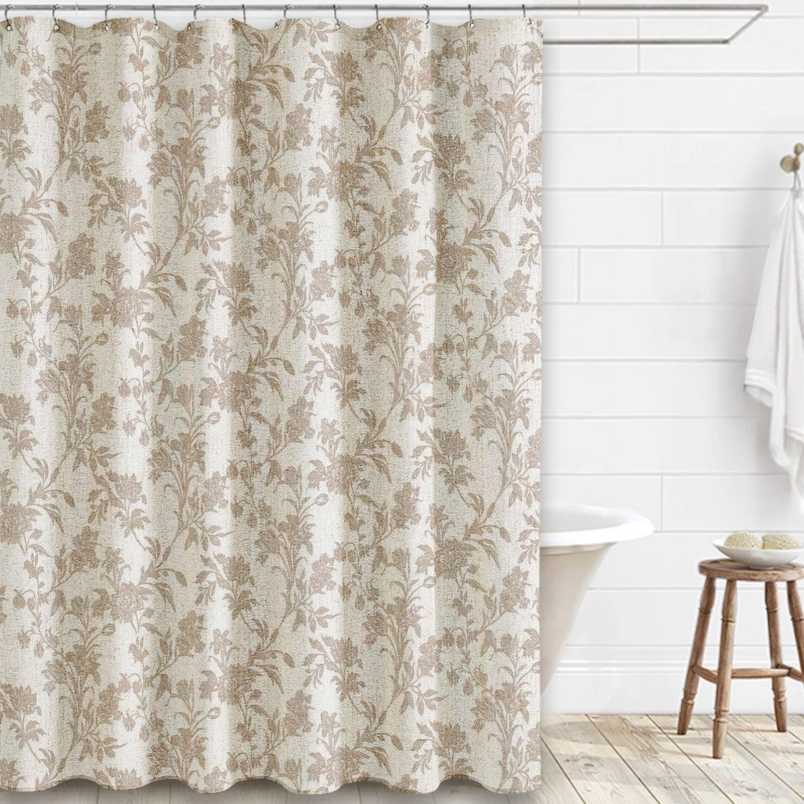 Custom Printed Bath Curtain — custom printed polyester bath curtain