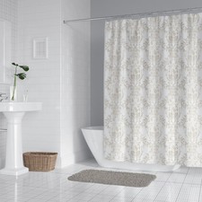 Printed Shower Curtain — custom printed polyester bath curtain