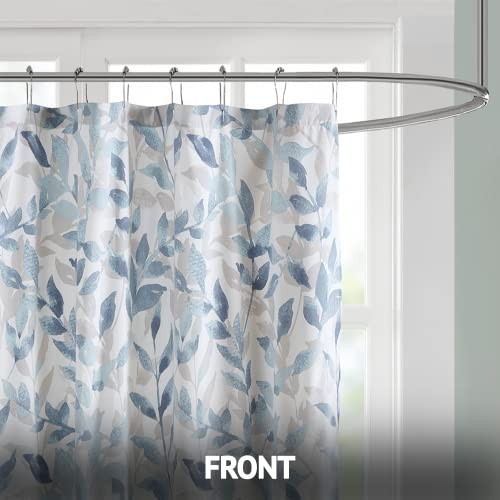Custom Printed Bath Curtain — custom printed polyester bath curtain detail view