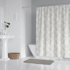 Printed Shower Curtain — custom printed polyester bath curtain