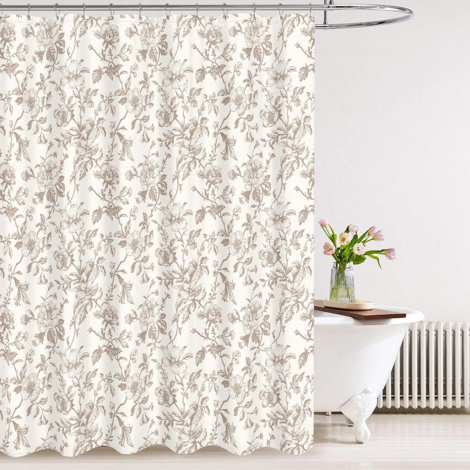 Custom Printed Bath Curtain — custom printed polyester bath curtain