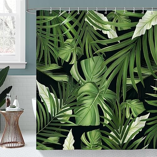 Custom Printed Bath Curtain — custom printed polyester bath curtain detail view