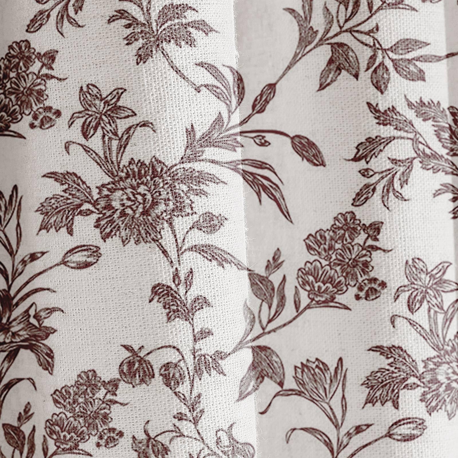 Custom Printed Bath Curtain — custom printed polyester bath curtain detail view