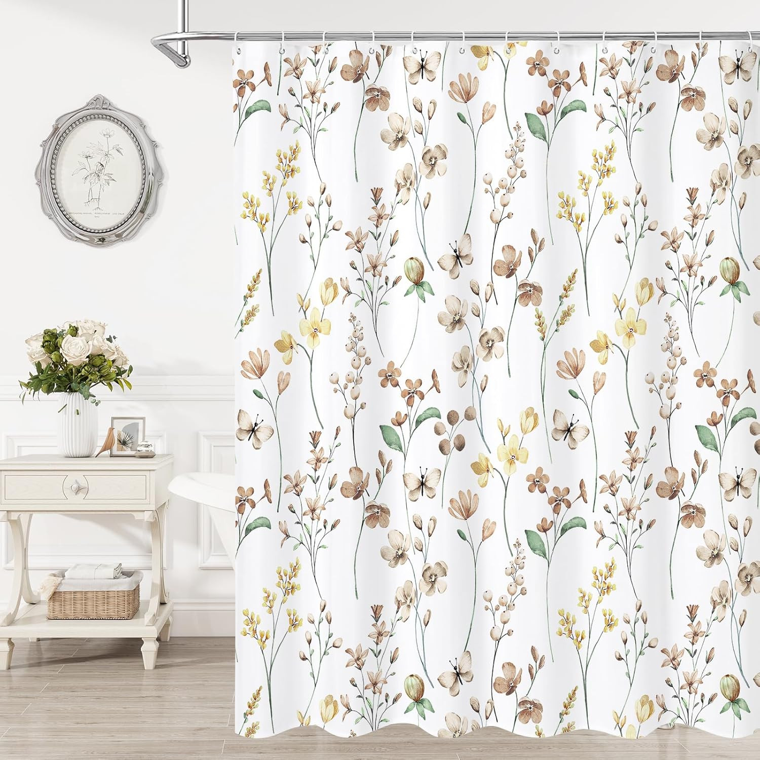 Custom Printed Bath Curtain — custom printed polyester bath curtain