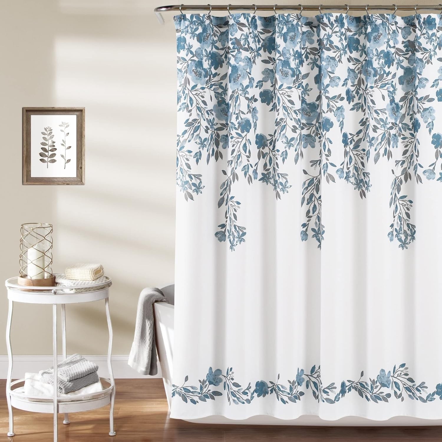 Custom Printed Bath Curtain — custom printed polyester bath curtain