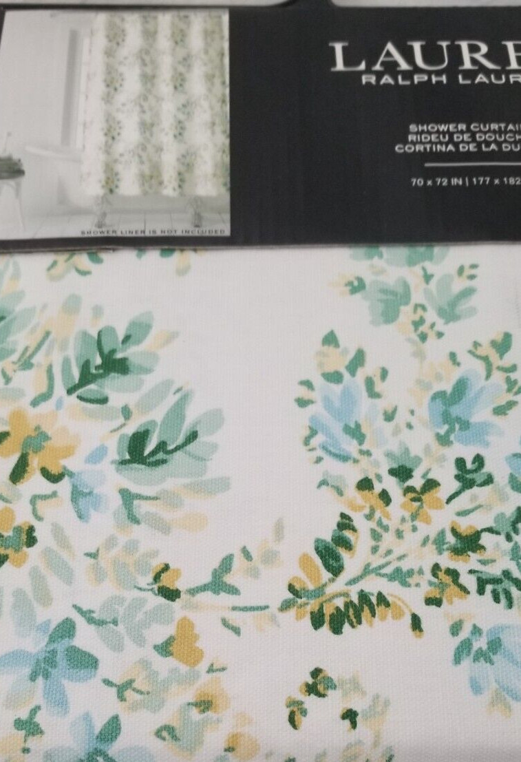 Custom Printed Bath Curtain — custom printed polyester bath curtain detail view