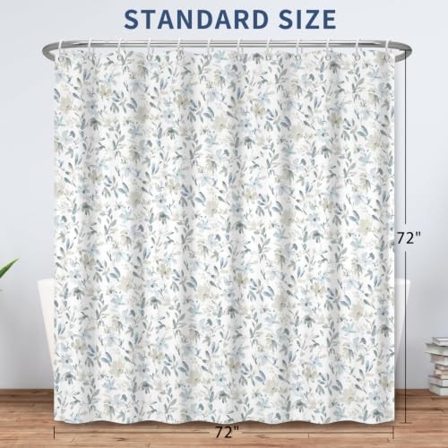 Custom Printed Bath Curtain — custom printed polyester bath curtain detail view