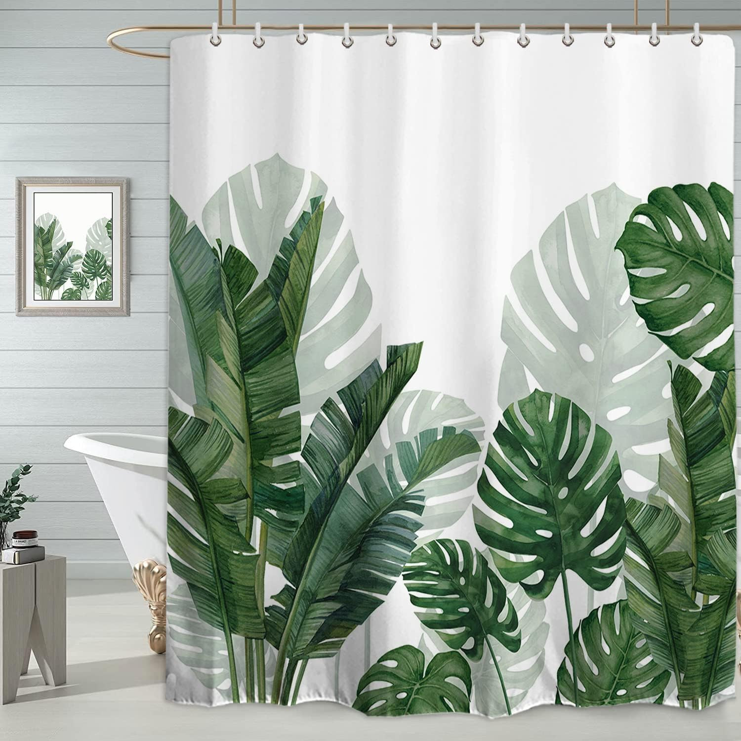 Custom Printed Bath Curtain — custom printed polyester bath curtain