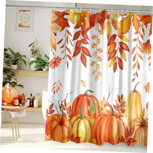 Custom Printed Bath Curtain — custom printed polyester bath curtain