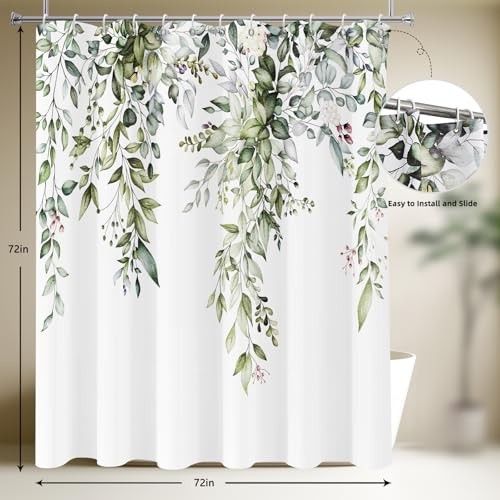 Custom Printed Bath Curtain — custom printed polyester bath curtain detail view