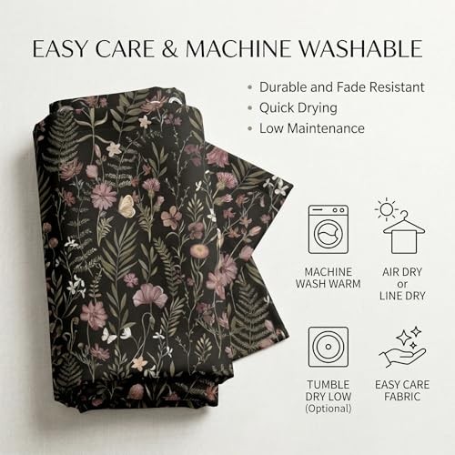 Custom Printed Bath Curtain — custom printed polyester bath curtain detail view