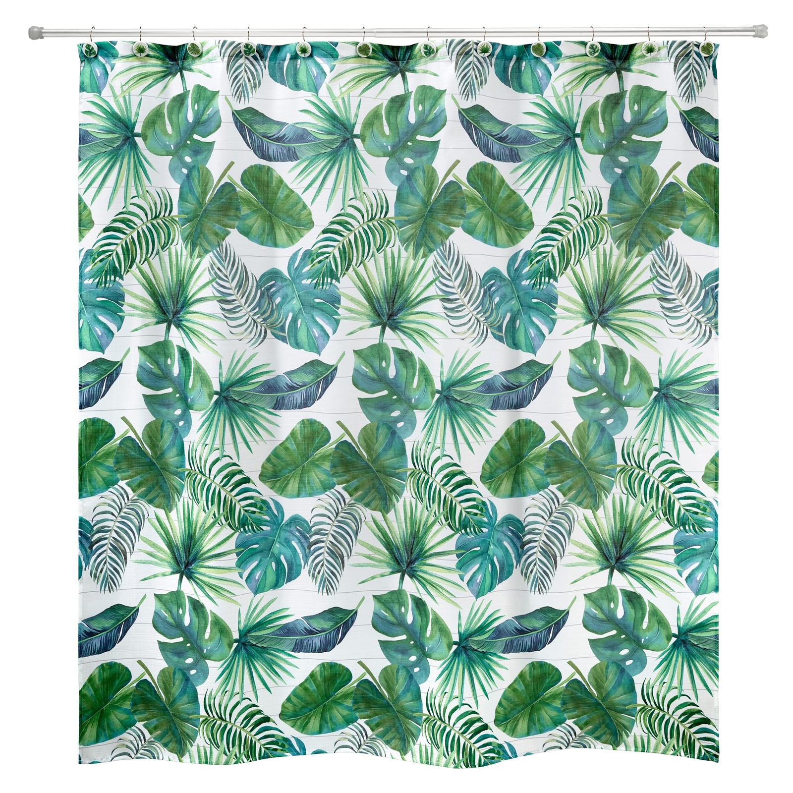 Custom Printed Bath Curtain — custom printed polyester bath curtain