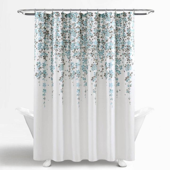 Custom Printed Bath Curtain — custom printed polyester bath curtain